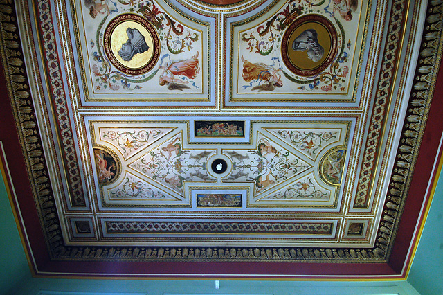 Library Ceiling, 'Bankfield', Boothtown Road, Halifax, West Yorkshire