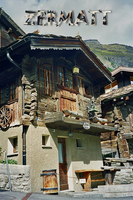 Zermatt, un chalet traditionnel