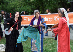 Musicians at the Fort Tryon Park Medieval Festival, October 2010