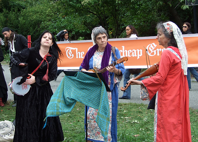 Musicians at the Fort Tryon Park Medieval Festival, October 2010