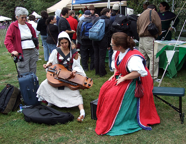 Musicians at the Fort Tryon Park Medieval Festival, October 2010