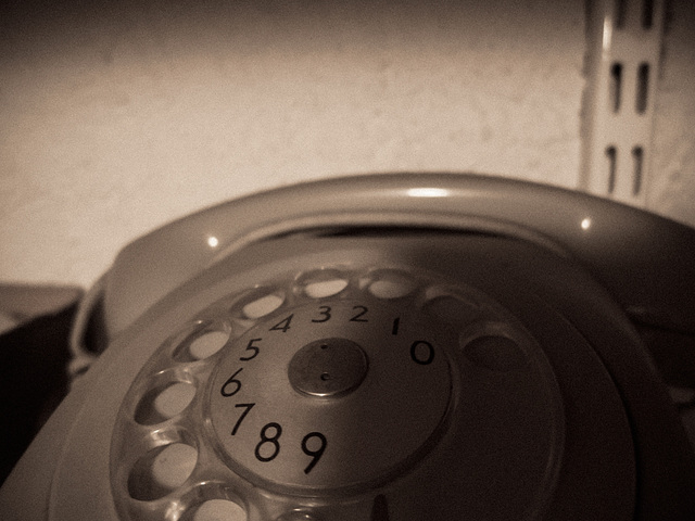 Old telephone