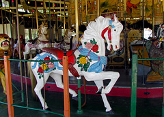 Carousel Pony with Roses