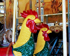 Carousel Roosters