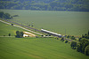 Germany 2013 – Train speeding through the Saale valley
