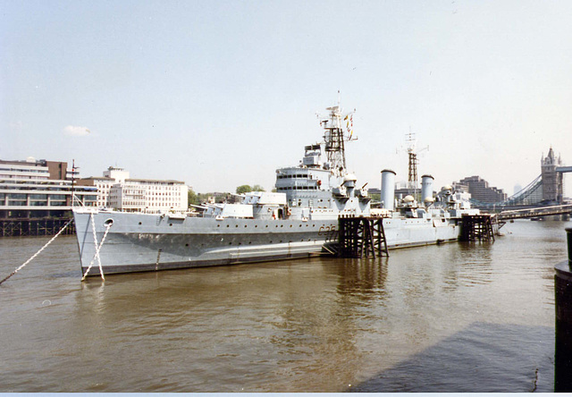 HMS Belfast pre refit