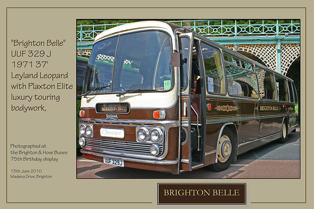Brighton Belle Leyland Leopard UUF 329J Brighton 13 6 10