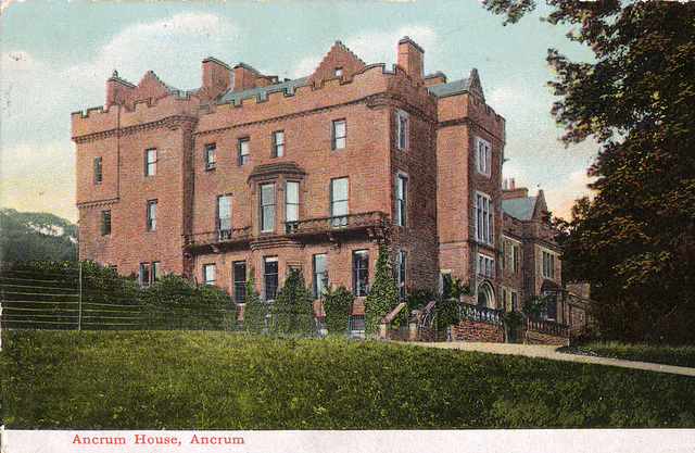 Ancrum House, Roxburgh, Borders, Scotland (Demolished 1970)