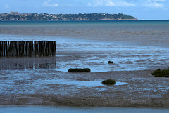 Baie du Mont-Saint-Michel, en allant vers Cancale (Ille-et-Vilaine, France)