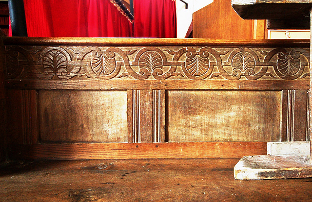 Pew, St Margaret's Church, South Elmham, Suffolk