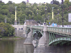 Prag -Brücke über die Moldau