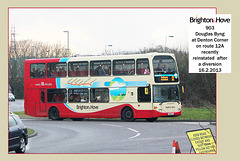 Brighton & Hove Buses 903 Douglas Byng at  Denton on 16.2.2013
