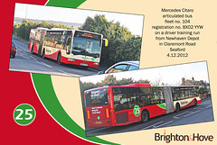 Brighton & Hove Buses - Citaro - fleet no. 104 - Seaford - 4.12.2012