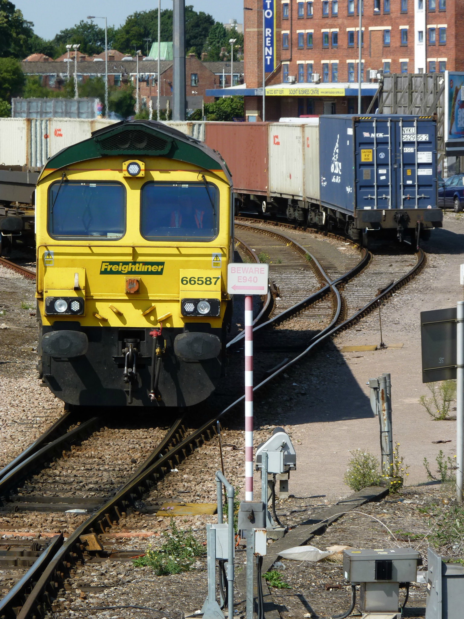 Class 66s at Millbrook (3) - 27 August 2013