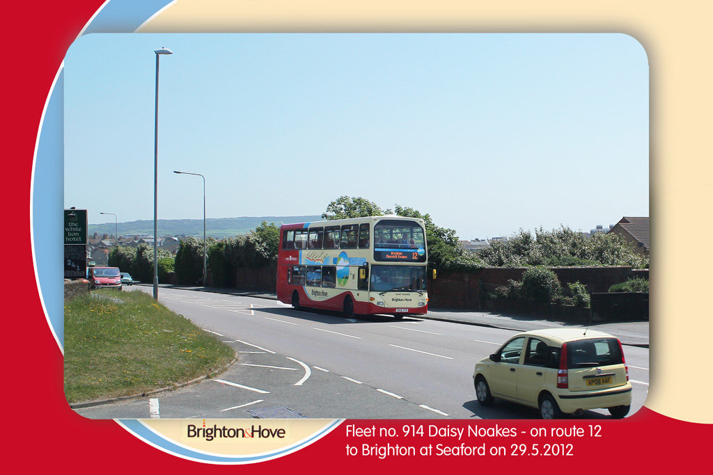 B&H - 914 - Daisy Noakes - YN56 FFR - Seaford - 29.5.2012