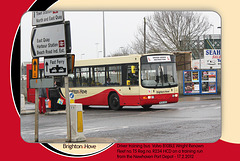 Brighton & Hove Buses training bus T5 at Newhaven on 17.2.2012