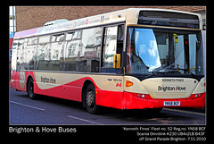 Brighton & Hove Buses fleet no. 52 - Kenneth Fines - Brighton - 7.11.2010