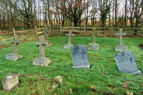 Frostenden Churchyard. Hickling Memorials