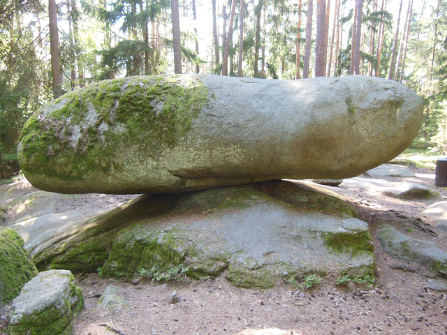 Alia ŝancelŝtono en la naturparko Blockheide