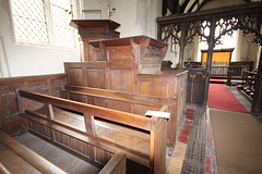 Pulpit, St Peter's Church, Great Livermere, Suffolk.