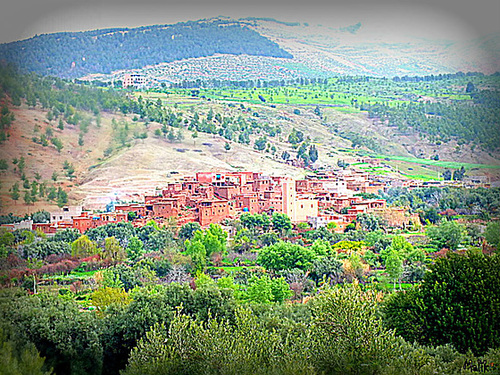 Entre Marrakech et l'Atlas..!