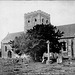 Iffley Church, Cross & Old Yew Tree, 10044JV