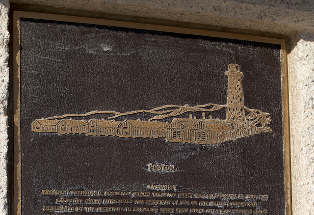 Poston, AZ Japanese Internment Camp monument (0709)