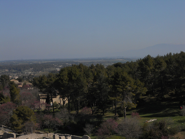 Southern Alps on the far right in the mist