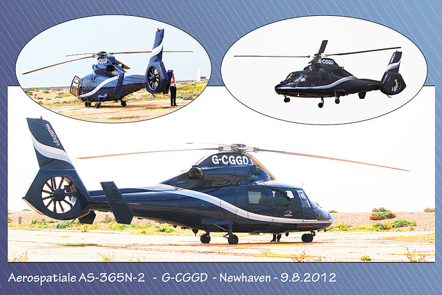 Aerospatiale AS 365N 2  - G CGGD - Newhaven - 9.8.2012