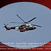 Eurocopter EC225 ser 2785 reg G CGUA over Bishopstone - 15.8.2011