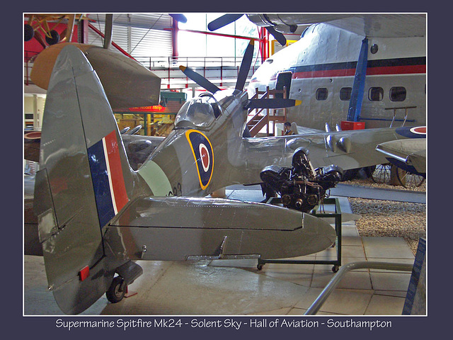 Spitfire Mk24  Solent Sky 8 8 2005