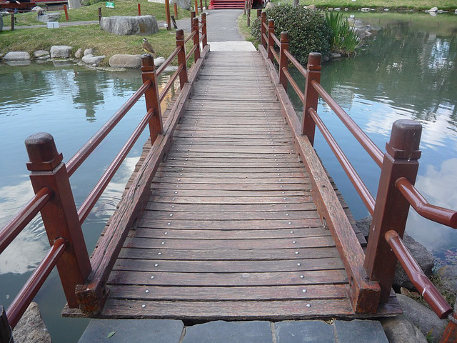 Puente de madera