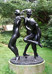 The Three Graces by Charles Carey Rumsey in the Nassau County Museum of Art, September 2009