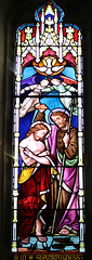 Detail of East Window, Marlesford Church, Suffolk