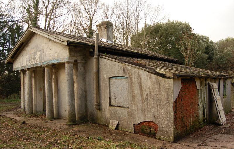 Lodge (now restored), Thorington Hall, Suffolk