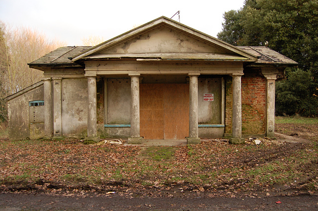 Lodge (now restored), Thorington Hall, Suffolk