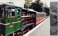 Snowdon Mountain Railway no9 Ninian Llanberis Station 1992