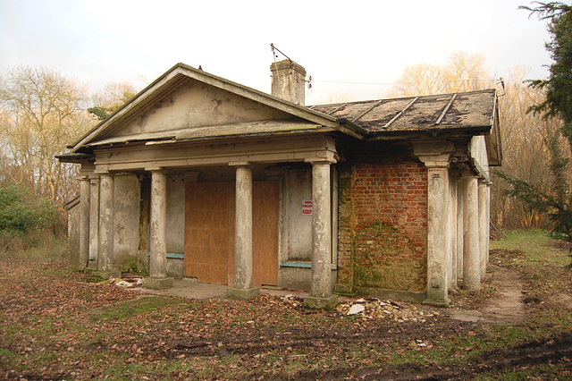 Lodge (now restored), Thorington Hall, Suffolk