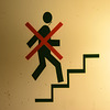 Leipzig 2013 – Mr. Stick is not allowed to walk up the stairs