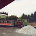 Snowdon Mountain Railway no10 Yeti at Llanberis Station - summer 1992