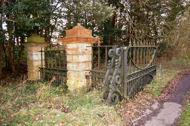 Entrance Gates, Thorington Hall, Suffolk