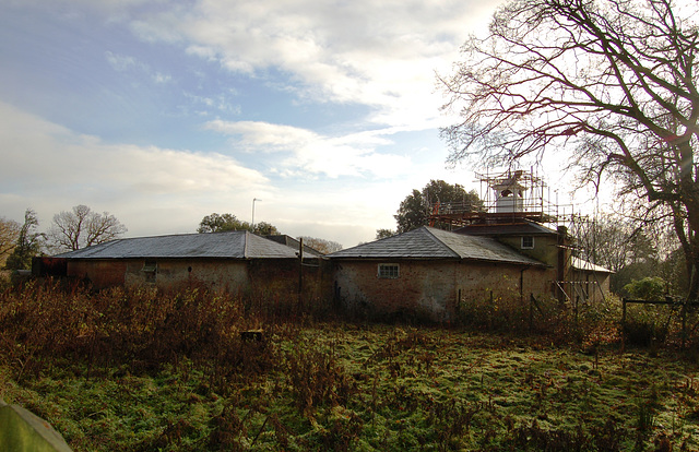 Stable courtyard, Thorington Hall, Suffolk