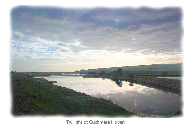 Cuckmere at twilight  -15.2.2013