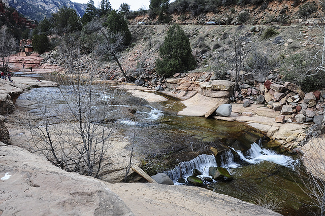 Badestelle am Oak Creek