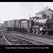 GWR 2-6-0 7312 passing Gloucester West box. c1960