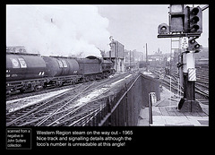 BR WR steam on the way out - Birmingham Snow Hill - 1965