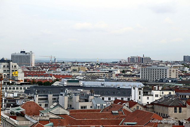 Views from the roof of St Stephen's Cathedral, Vienna