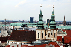 Views from the roof of St Stephen's Cathedral, Vienna
