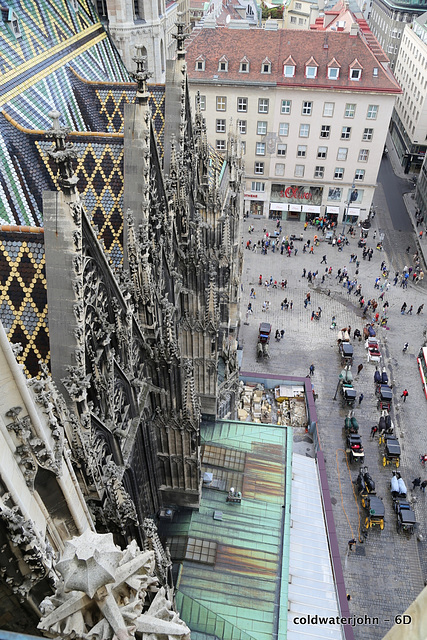 Views from the roof of St Stephen's Cathedral, Vienna