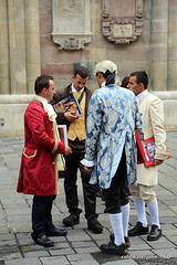 Mozart on the loose outside the Hofburg!